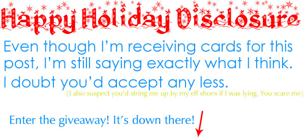 Taste Like Crazy Holiday Giveaway Disclosure