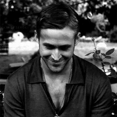 Ryan Gosling giggle