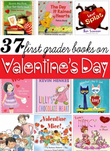 37 First Grader Books for Valentine's Day 