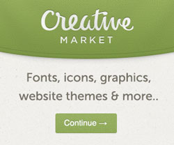 Creative Market Affiliate Banner for Taste Like Crazy