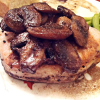 Perfect Pork Chops with Red Wine and Mushrooms